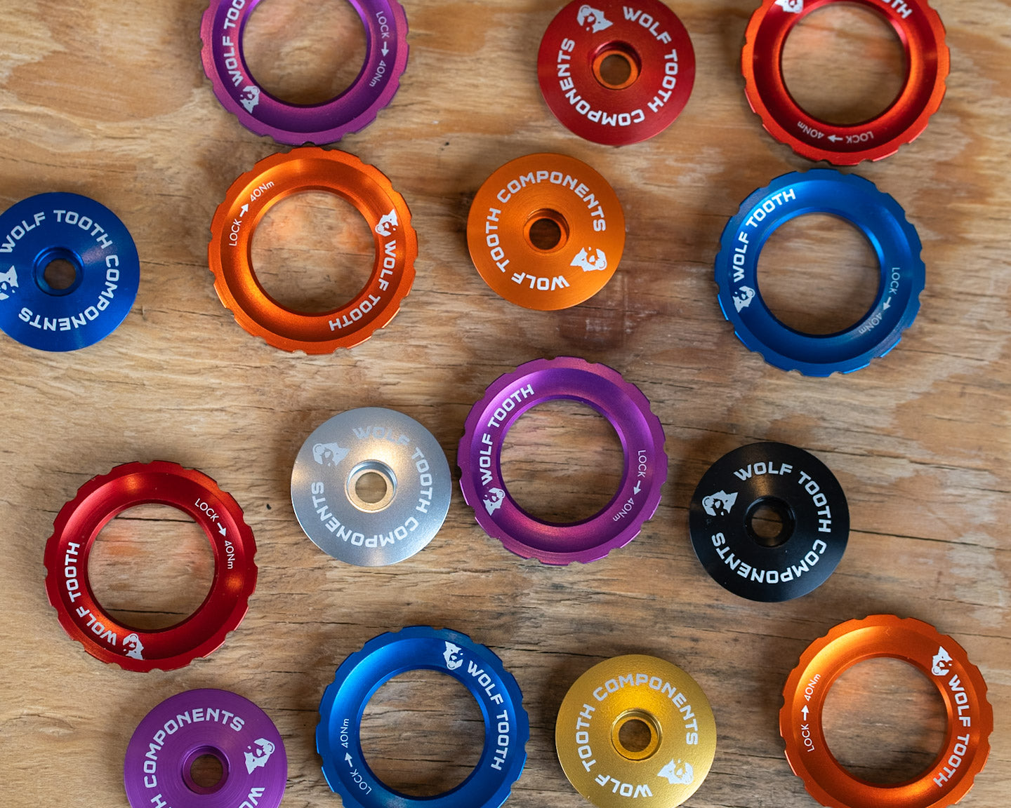 WOLF TOOTH Center Lock Ring -blau-