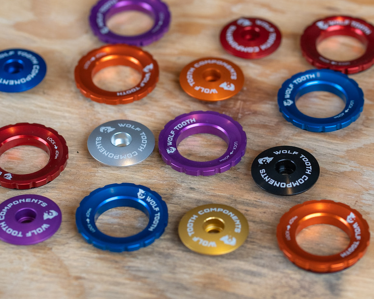 WOLF TOOTH Centerlock Ring -lila-