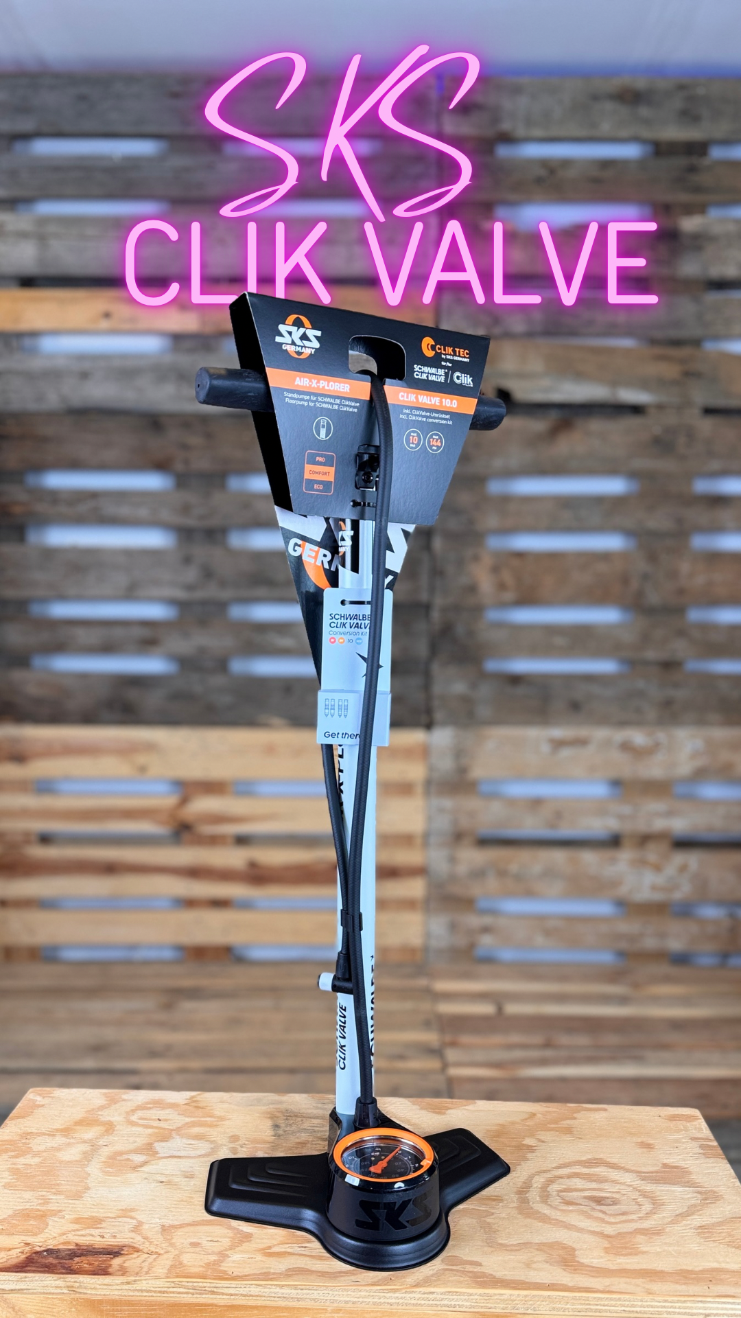 SKS Standpumpe AIR-X-PLORER CLIK VALVE 10.0
