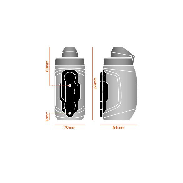 FidLock  Trinkflasche Twist Bottle 450 mit Bike Base